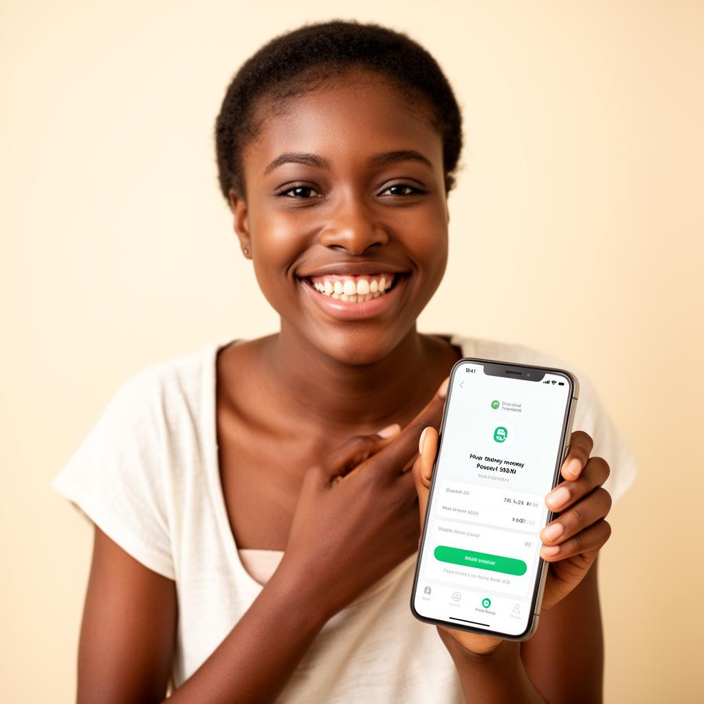 Customer using Zuri Finance to receive Mobile Money